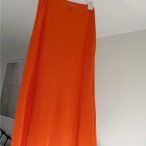 SHEIN Orange A-Line Skirt size S